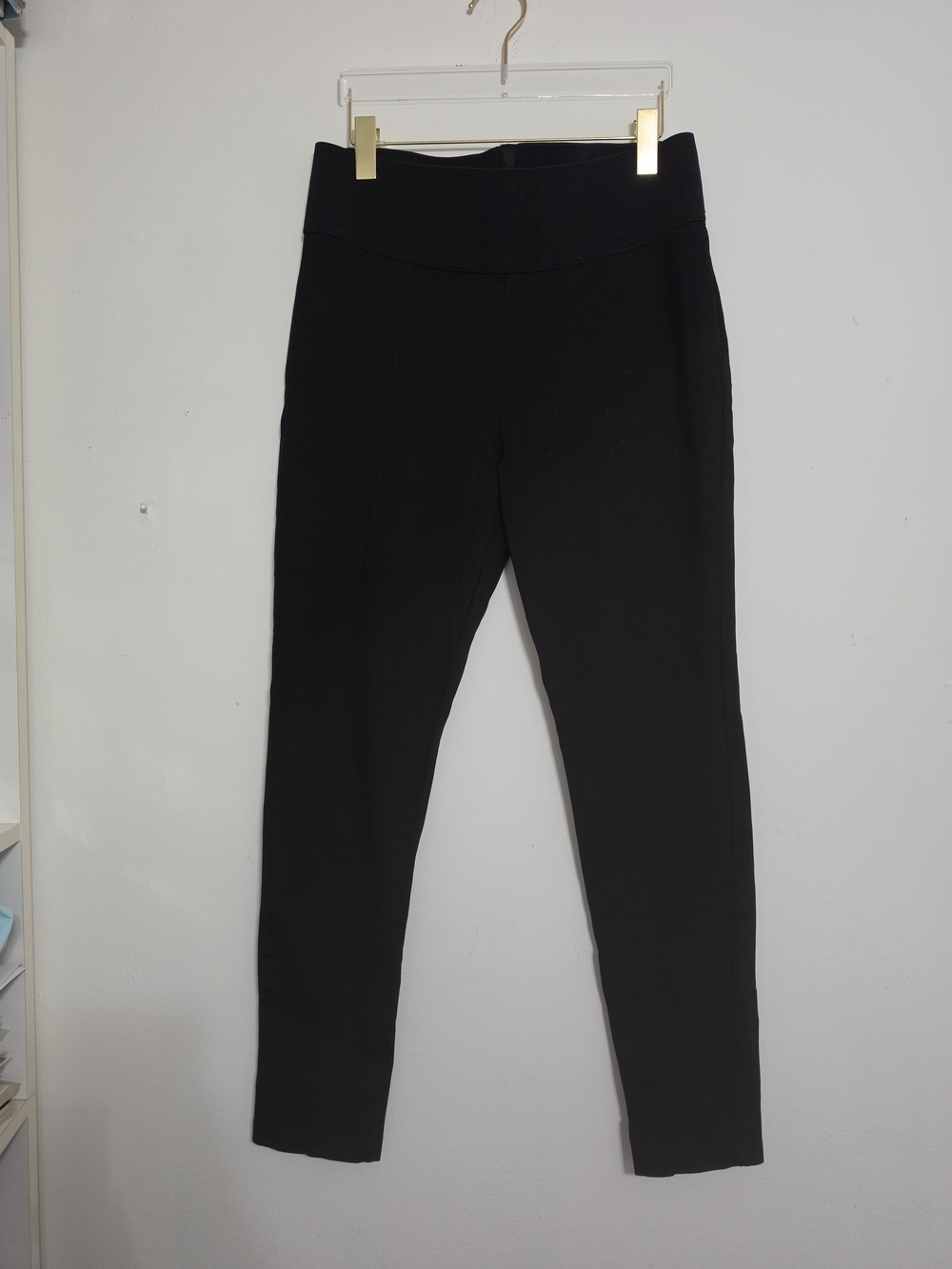 Nygard Slims by Peter Nygard Black Ponte Pants Size Large
